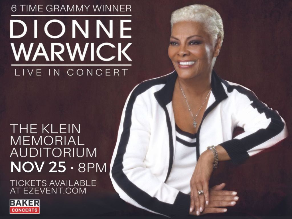 Dionne Warwick Live in Concert Visit CT